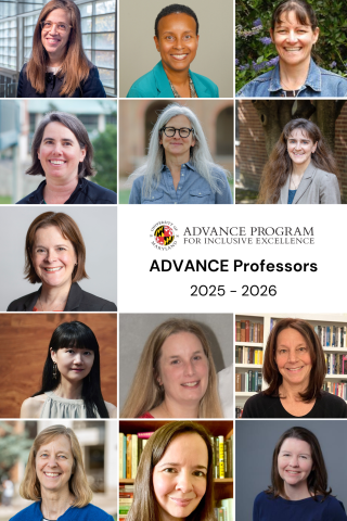 Headshots of the 10 ADVANCE professors.